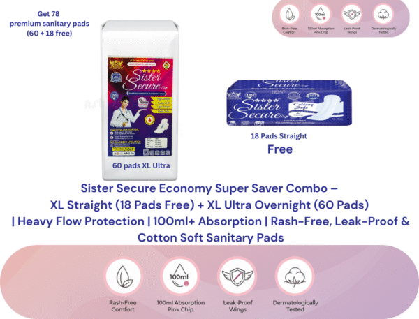 Sanitary pad combo xl
