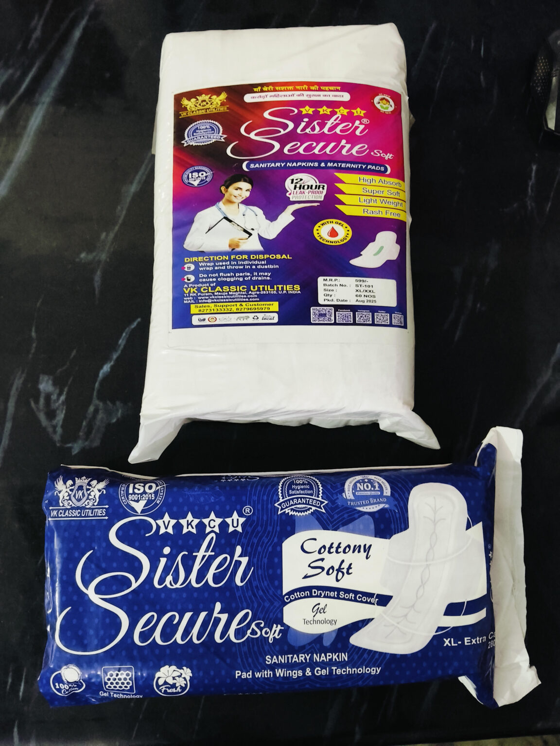 Sanitary pad combo xl